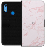 Wallet case for Huawei Y6s (2019) with Pink Heart design