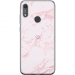 Mobile case for Huawei Y6s (2019) with Pink Heart design