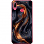Mobile case for Huawei Y7 (2019) with Fiery silk design