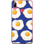 Mobile case for Huawei Y7 (2019) with Fried eggs design