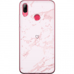 Mobile case for Huawei Y7 (2019) with Pink Heart design