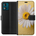Wallet case for Motorola Moto E13 with Porslinsblomma design Wallet case for Motorola Moto E13 with Porslinsblomma design