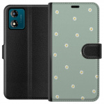 Wallet case for Motorola Moto E13 with Priest\'s collars design