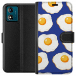 Wallet case for Motorola Moto E13 with Fried eggs design Wallet case for Motorola Moto E13 with Fried eggs design