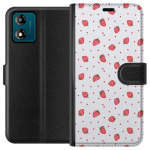 Wallet case for Motorola Moto E13 with Strawberries design Wallet case for Motorola Moto E13 with Strawberries design