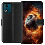 Wallet case for Motorola Moto E13 with Football design Wallet case for Motorola Moto E13 with Football design