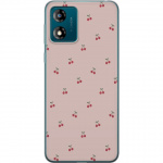 Mobile case for Motorola Moto E13 with Cherry design