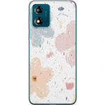 Mobile case for Motorola Moto E13 with Flowers design