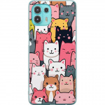 Mobile case for Motorola Edge 20 Lite with Cat pattern design