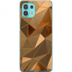 Mobile case for Motorola Edge 20 Lite with 3D Gold design
