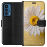 Wallet case for Motorola Edge 20 Pro with Porslinsblomma design Wallet case for Motorola Edge 20 Pro with Porslinsblomma design
