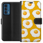 Wallet case for Motorola Edge 20 Pro with Fried egg design Wallet case for Motorola Edge 20 Pro with Fried egg design