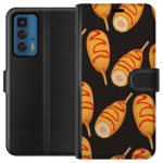 Wallet case for Motorola Edge 20 Pro with Chicken drumstick design Wallet case for Motorola Edge 20 Pro with Chicken drumstick design