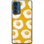 Mobile case for Motorola Edge 20 Pro with Fried egg design