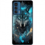 Mobile case for Motorola Edge 20 Pro with Wolf design
