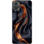 Mobile case for Motorola Moto E22i with Fiery silk design