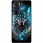 Mobile case for Motorola Edge 30 Pro with Wolf design