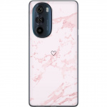 Mobile case for Motorola Edge 30 Pro with Pink Heart design