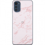 Mobile case for Motorola Moto E32s with Pink Heart design
