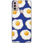 Mobile case for Motorola Moto E40 with Fried eggs design
