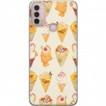 Mobile case for Motorola Moto E40 with Glassy design