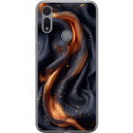 Mobile case for Motorola Moto E6i with Fiery silk design