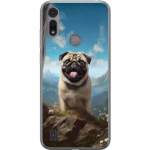 Mobile case for Motorola Moto E6i with Happy Dog design Mobile case for Motorola Moto E6i with Happy Dog design