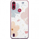 Mobile case for Motorola Moto E6s (2020) with Flowers design