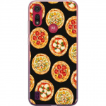 Mobile case for Motorola Moto E6s (2020) with Pizza design