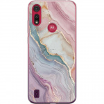 Mobile case for Motorola Moto E6s (2020) with Marble design