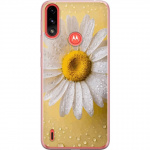 Mobile case for Motorola Moto E7 Power with Porslinsblomma design