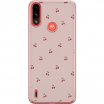 Mobile case for Motorola Moto E7 Power with Cherry design