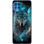 Mobile case for Motorola Edge S with Wolf design