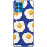 Mobile case for Motorola Edge S with Fried eggs design