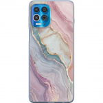 Mobile case for Motorola Edge S with Marble design