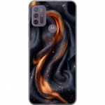 Mobile case for Motorola Moto G10 with Fiery silk design