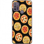 Mobile case for Motorola Moto G10 with Pizza design