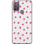 Mobile case for Motorola Moto G10 with Strawberries design