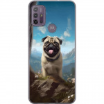 Mobile case for Motorola Moto G10 with Happy Dog design