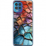 Mobile case for Motorola Moto G100 with Metallic pattern design