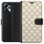 Wallet case for Motorola Moto G13 with Gold shine design