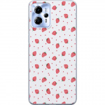 Mobile case for Motorola Moto G13 with Strawberries design