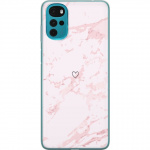 Mobile case for Motorola Moto G22 with Pink Heart design