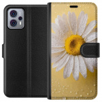 Wallet case for Motorola Moto G23 with Porslinsblomma design