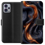 Wallet case for Motorola Moto G23 with Fiery silk design Wallet case for Motorola Moto G23 with Fiery silk design