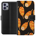 Wallet case for Motorola Moto G23 with Chicken drumstick design