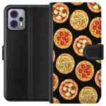 Wallet case for Motorola Moto G23 with Pizza design