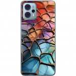Mobile case for Motorola Moto G23 with Metallic pattern design