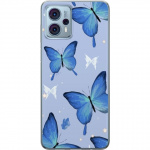 Mobile case for Motorola Moto G23 with Blue butterflies design Mobile case for Motorola Moto G23 with Blue butterflies design