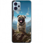 Mobile case for Motorola Moto G23 with Happy Dog design